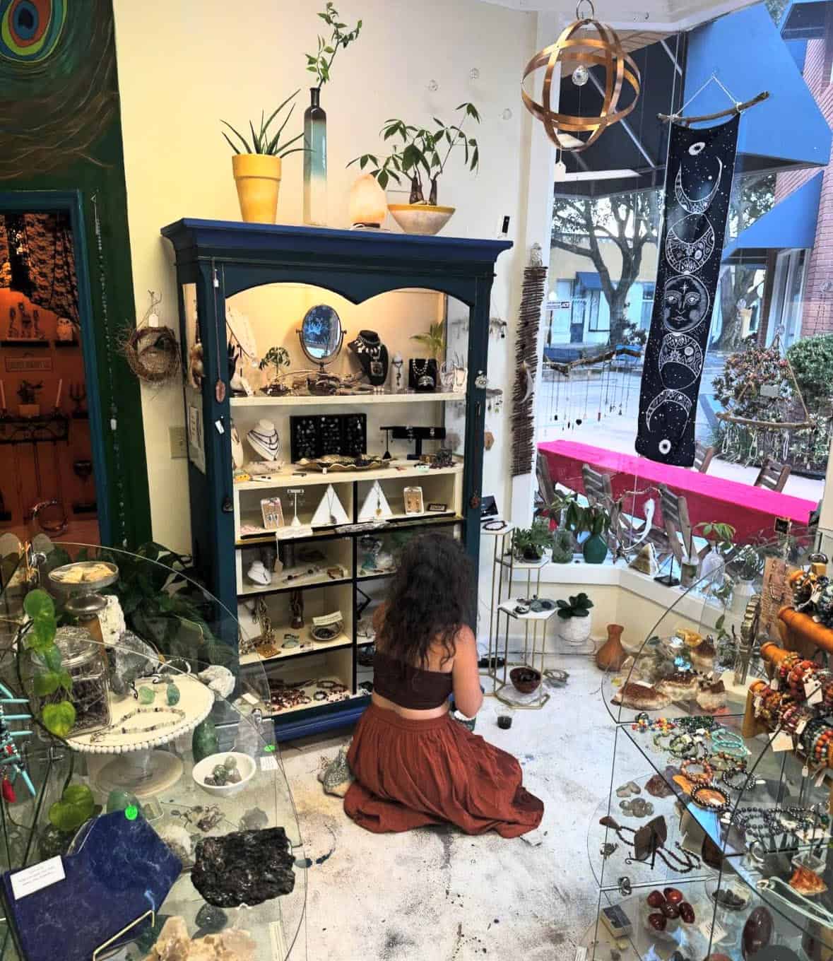 Inside the shop